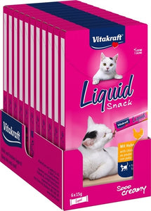 Vitakraft Cat Liquid Snack Kip & Taurine 11X6 St