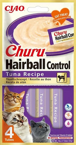 Inaba Churu Hairball Tuna Recipe 4X14Gr