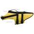 Trixie Zwemvest Geel / Zwart Xl 60-96X65 Cm