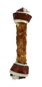 Petstyle Living Geknoopt Bot Multicolor Met Kip 15-16,5 CM 2 ST