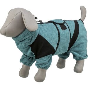 Trixie Badjas / Huisoverall Badstof Petrol 46 Cm