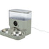 Trixie Voerbak / Drinkbak Dubbel Voor #24347 Kunststof / Rvs Wit 32X16X5 CM 2X500 ML