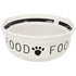 Trixie Voerbak Hond Food Keramiek Wit / Zwart 2,6 LTR 25 CM