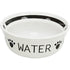 Trixie Drinkbak Hond Water Keramiek Wit / Zwart 1,6 Ltr 20 Cm