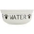 Trixie Drinkbak Hond Water Keramiek Wit / Zwart 2,6 Ltr 25 Cm