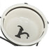 Trixie Drinkbak Hond Water Keramiek Wit / Zwart 2,6 Ltr 25 Cm