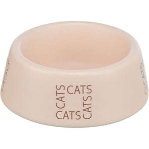 Trixie Voerbak / Drinkbak Kat Cats Keramiek Roze 150 ML 12 CM