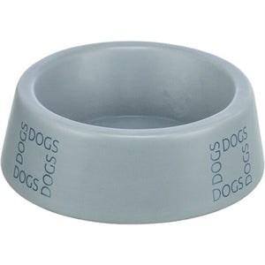 Trixie Voerbak / Drinkbak Hond Dogs Keramiek Grijsblauw 400 Ml 16 Cm