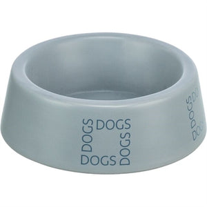 Trixie Voerbak / Drinkbak Hond Dogs Keramiek Grijsblauw 1 Ltr 20 Cm