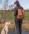 Trixie Rolltop Rugtas Met Heuptas Met Riem Roest 55X130 Cm