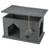 Trixie Kattenmand Huis Lene Vilt Grijs 54X30X35 CM
