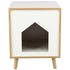 Trixie Kattenmand Huis Isa Houtlook Lichtbruin / Wit 40X40X50 Cm