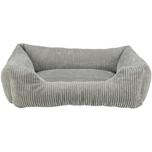 Trixie Hondenmand Vital Jonna Ribfluweel Grijs 60X50 Cm