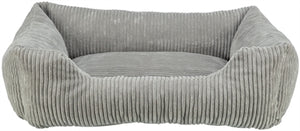 Trixie Hondenmand Vital Jonna Ribfluweel Grijs 100X70 Cm