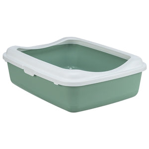 Trixie Kattenbak Classic Met Rand Salie / Wit 37X48X15 CM