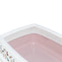 Trixie Kattenbak Delio Met Rand Bedrukt Lila / Wit 50X38X20 CM