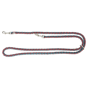 Trixie Hondenriem Cavo Verstelbaar Sangria / Petrol 200X1,2 Cm