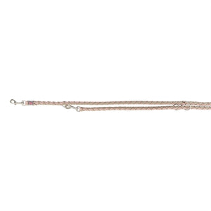 Trixie Hondenriem Cavo Verstelbaar Blush / Zand 200X1,8 Cm