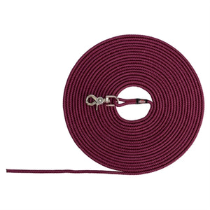 Trixie Hondenriem Sleeplijn Rond Zonder Handlus Sangria Rood 20 Mtr X 0,6 Cm