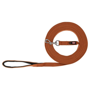 Trixie Hondenriem Sleeplijn Katoen Roest Bruin 15 Mtr X 2 Cm