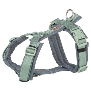 Trixie Hondentuig Premium Trekking Salie Groen / Grafiet Grijs 44-53X2 Cm