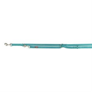 Trixie Hondenriem Premium Verstelbaar Aqua Blauw 200X1,5 Cm