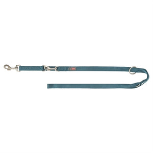 Trixie Hondenriem Premium Verstelbaar Petrol Blauw 200X1,5 Cm