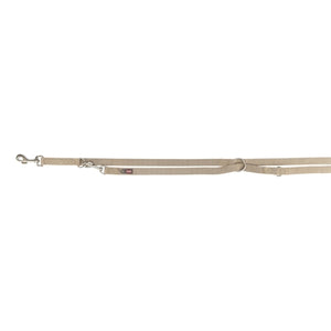 Trixie Hondenriem Premium Verstelbaar Zand Taupe 200X2,5 Cm