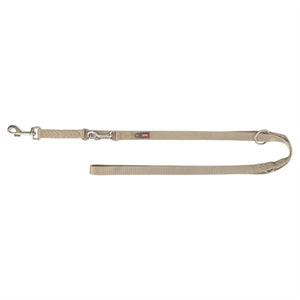 Trixie Hondenriem Premium Verstelbaar Zand Taupe 200X2,5 Cm
