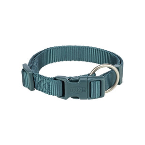 Trixie Halsband Hond Premium Petrol Blauw 25-40X1 Cm