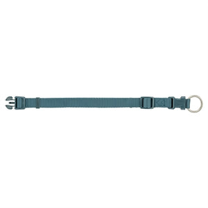 Trixie Halsband Hond Premium Petrol Blauw 30-45X1,5 Cm