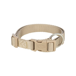 Trixie Halsband Hond Premium Zand Taupe 30-45X1,5 Cm