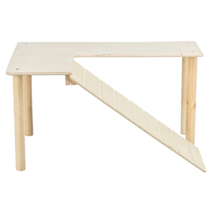 Trixie Platform Met Helling Voor Muizen / Hamsters Onbehandeld Hout 47X30X25 Cm