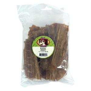 Petsnack Buffel Jerkey 12-15 Cm 180 Gr