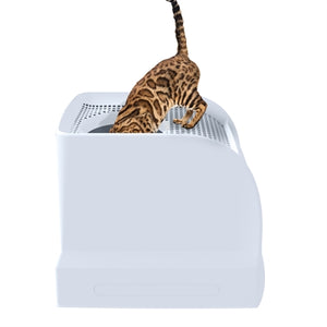Imac Kattenbak Frida Met Lade Lichtblauw 56X40X43,5 Cm