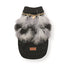 Croci Hondentrui Met Veren Zwart / Wit 30 Cm