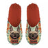 Merkloos Pantoffel French Bulldog Franse Bulldog Oranje MAAT 39-42