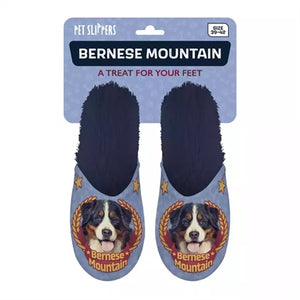 Merkloos Pantoffel Bernese Mountain Dog Donkerblauw MAAT 39-42
