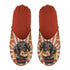 Merkloos Pantoffel Dachshund Teckel Oranje MAAT 39-42