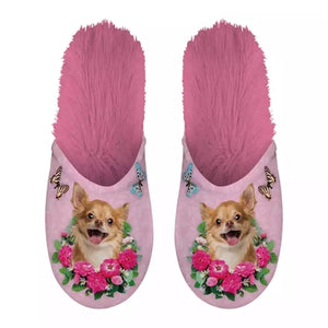 Merkloos Pantoffel Chihuahua Roze MAAT 39-42