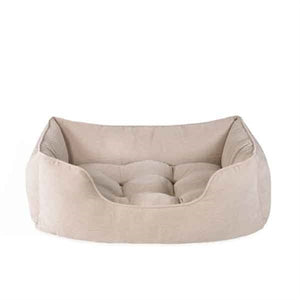 Rosewood 40 Winks Hondenmand Cord Ribstof Beige 61X46X20 CM