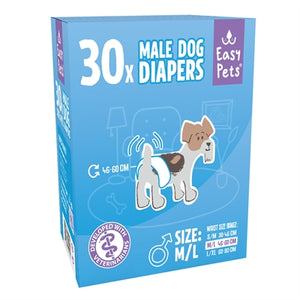 Easypets Hondenluiers Reu M/L 30 St