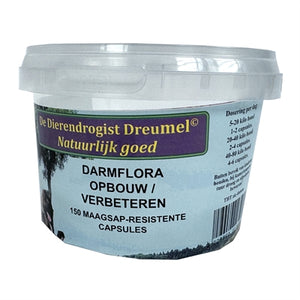 Dierendrogist Darmflora Opbouw / Verbeterend Capsules 150 St