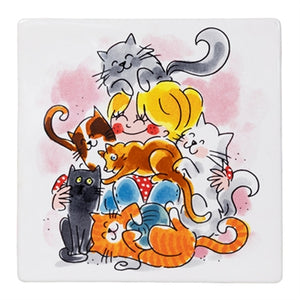 Blond Amsterdam Tegel Kat 13X13 CM