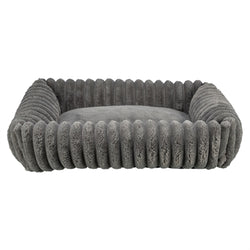 Trixie Hondenmand Lonni Ribfluweel Hoekig Grijs 100X70 Cm