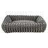 Trixie Hondenmand Lonni Ribfluweel Hoekig Grijs 100X70 Cm