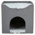Trixie Kattenhuis Harvey Grijs-Wit / Zwart 38X38X38 Cm