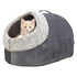 Trixie Kattenmand Iglo Calida Warmtereflecterend Grijs-Wit / Zwart 50X30X35 Cm