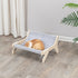 Trixie Hangmat Hout Onbehandeld Grijs 47X24X38 Cm