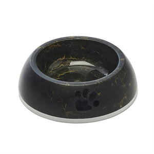Savic Voerbak Delice 2 Marble Zwart / Goud 20,5X20,5X6,5 Cm 600 Ml